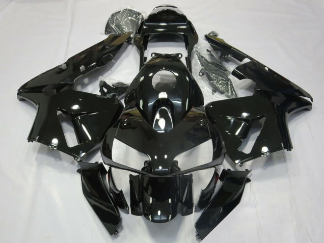 2003-2004 Honda CBR600RR Motorcycle Fairings - Glossy Black UK