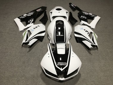Best 2013-2023 Honda CBR600RR Motorcycle Fairings - White Glossy Black UK
