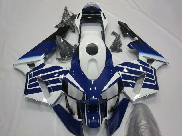 2003-2004 Honda CBR600RR Motorcycle Fairings - White Blue UK