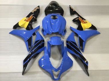 Best 2007-2008 Honda CBR600RR Motorcycle Fairings - Blue Yellow Glossy Black Red Bull UK