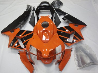 Best 2003-2004 Honda CBR600RR Motorcycle Fairings - Orange Glossy Black OEM Style UK