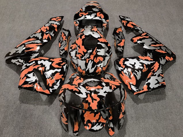 2005-2006 Honda CBR600RR Motorcycle Fairings - Camouflage Light Orange UK