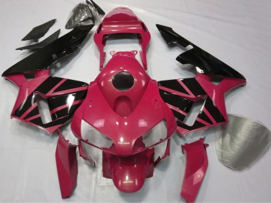 Best 2003-2004 Honda CBR600RR Motorcycle Fairings - Red Glossy Black Stripe UK
