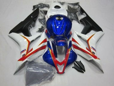 Best 2007-2008 Honda CBR600RR Motorcycle Fairing - White Red Blue HRC UK