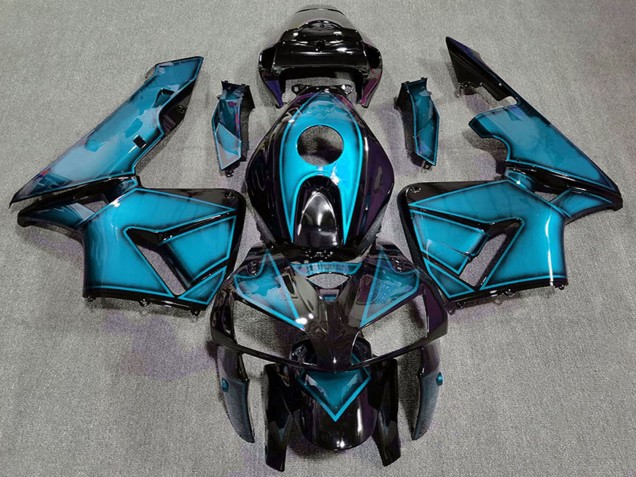 2005-2006 Honda CBR600RR Motorcycle Fairings - Deep Light Blue UK