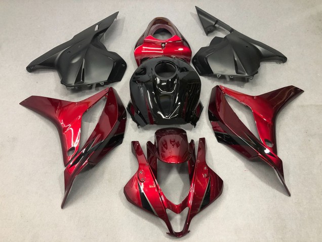 2009-2012 Honda CBR600RR Motorcycle Fairing - Red Glossy Black OEM Style UK