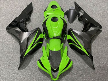 Best 2007-2008 Honda CBR600RR Motorcycle Fairings - Green Glossy Black Grey OEM Style UK