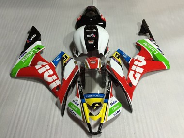 Best 2007-2008 Honda CBR600RR Motorcycle Fairings - White Red Green Yellow Glossy Black Givi 6 UK