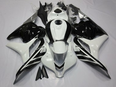 Best 2009-2012 Honda CBR600RR Motorcycle Fairings - White Glossy Black UK