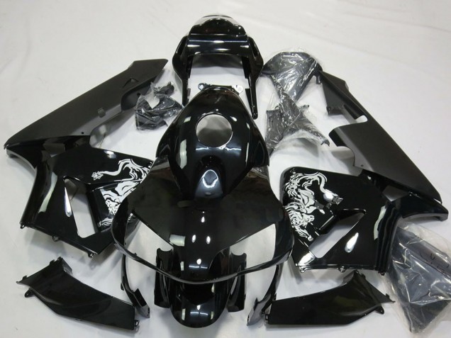 2003-2004 Honda CBR600RR Motorcycle Fairings - Glossy Black Special Design UK