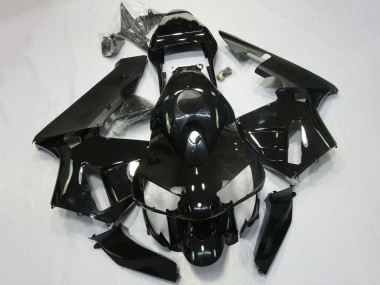 Best 2003-2004 Honda CBR600RR Motorcycle Fairing - Glossy Black Matte Black UK