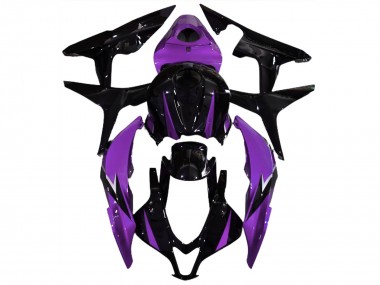 Best 2007-2008 Honda CBR600RR Motorcycle Fairings - Purple Glossy Black UK