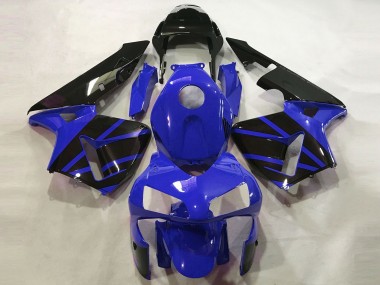 Best 2003-2004 Honda CBR600RR Motorcycle Fairings - Blue Glossy Black OEM Style UK