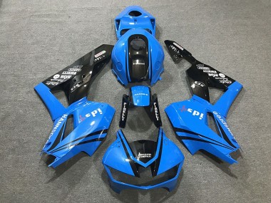 Best 2013-2023 Honda CBR600RR Motorcycle Fairings - Blue Glossy Black UK
