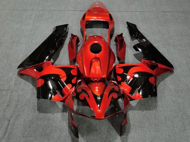 Best 2003-2004 Honda CBR600RR Motorcycle Fairing - Red Glossy Black UK