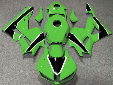 Best 2013-2023 Honda CBR600RR Motorcycle Fairings - Green White Glossy Black UK