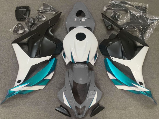 2009-2012 Honda CBR600RR Motorcycle Fairings - White Grey Blue Matte Black UK
