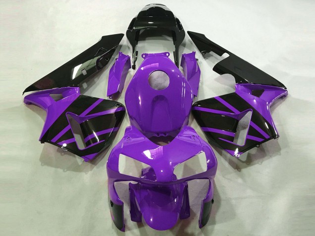 2003-2004 Honda CBR600RR Motorcycle Fairings - Purple Glossy Black OEM Style UK