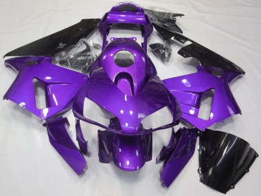Best 2003-2004 Honda CBR600RR Motorcycle Fairing - Purple Glossy Black UK
