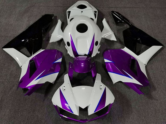 2013-2023 Honda CBR600RR Motorcycle Fairings - White Purple Blue Glossy Black UK