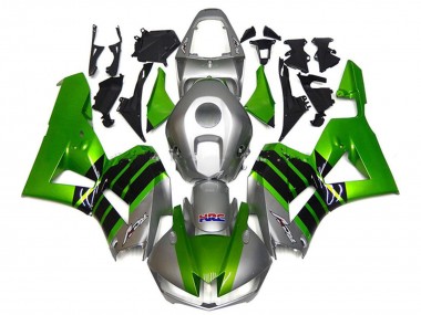 Best 2013-2023 Honda CBR600RR Motorcycle Fairings - Silver Green Glossy Black HRC UK