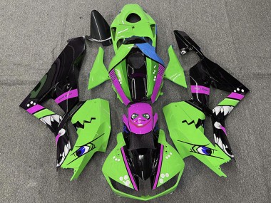 Best 2013-2023 Honda CBR600RR Motorcycle Fairings - Green Blue Purple Glossy Black Shark UK