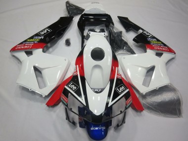 Best 2003-2004 Honda CBR600RR Motorcycle Fairings - White Red Blue Glossy Black Lee UK