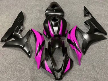 Best 2007-2008 Honda CBR600RR Motorcycle Fairing - Pink Matte Black UK