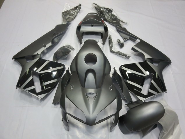 2005-2006 Honda CBR600RR Motorcycle Fairings - Matte Grey Black UK