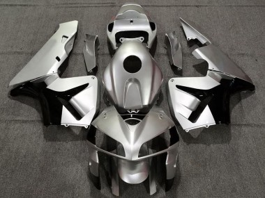 Best 2005-2006 Honda CBR600RR Motorcycle Fairings - Matte Silver and Black UK