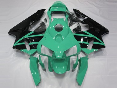 Best 2003-2004 Honda CBR600RR Motorcycle Fairings - Mint Green Glossy Black UK
