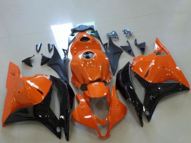 Best 2009-2012 Honda CBR600RR Motorcycle Fairings - Orange Glossy Black UK