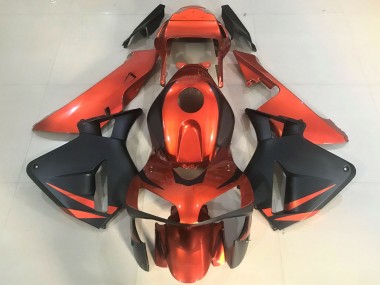 Best 2003-2004 Honda CBR600RR Motorcycle Fairings - Orange Matte Black UK