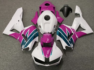 Best 2013-2023 Honda CBR600RR Motorcycle Fairings - White Pink Emerald UK