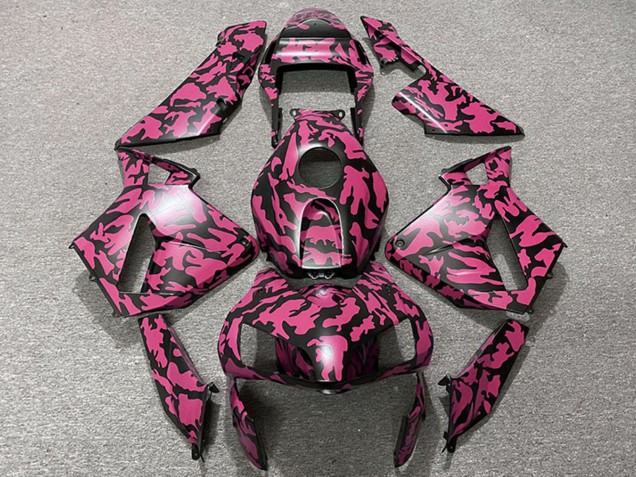 2003-2004 Honda CBR600RR Motorcycle Fairings - Red Black Camouflage UK
