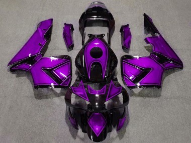 Best 2003-2004 Honda CBR600RR Motorcycle Fairings - Purple Glossy Black UK