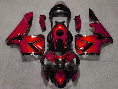 Best 2003-2004 Honda CBR600RR Motorcycle Fairings - Red Glossy Black UK