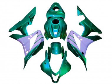 Best 2007-2008 Honda CBR600RR Motorcycle Fairings - Turquoise Green Milky Purple UK