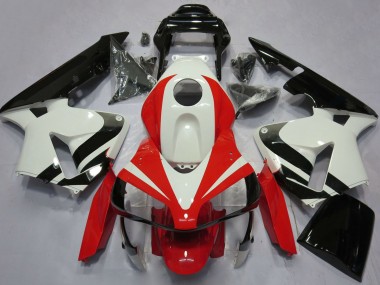 Best 2003-2004 Honda CBR600RR Motorcycle Fairings - White Red Glossy Black OEM Style UK