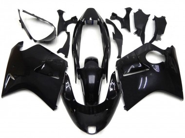 Best 1996-2007 Honda CBR1100XX Blackbird Motorcycle Fairings - Glossy Black UK