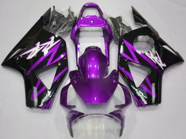 Best 2002-2003 Honda CBR954RR Motorcycle Fairing - Purple Glossy Black UK