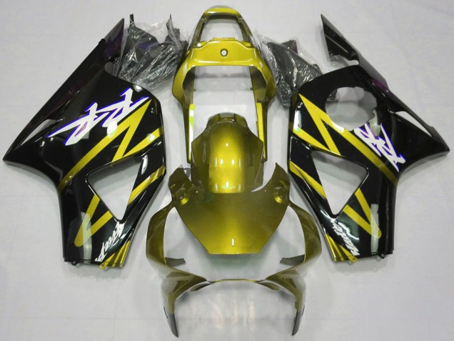 2002-2003 Honda CBR954RR Motorcycle Fairings - Electric Yellow Glossy Black UK