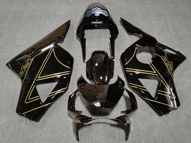 2002-2003 Honda CBR954RR Motorcycle Fairings - Glossy Black Gold UK