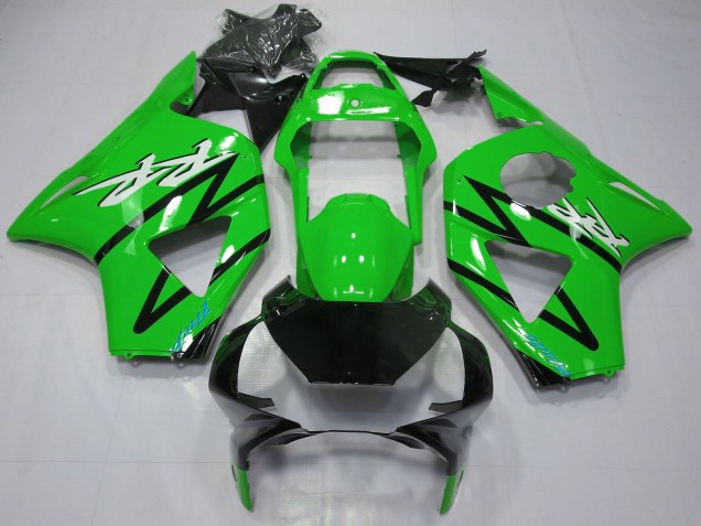 2002-2003 Honda CBR954RR Motorcycle Fairing - Green Glossy Black UK