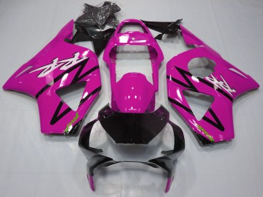 Best 2002-2003 Honda CBR954RR Motorcycle Fairing Kits - Pink Glossy Black UK