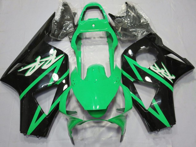 2002-2003 Honda CBR954RR Motorcycle Fairings - Green Glossy Black UK