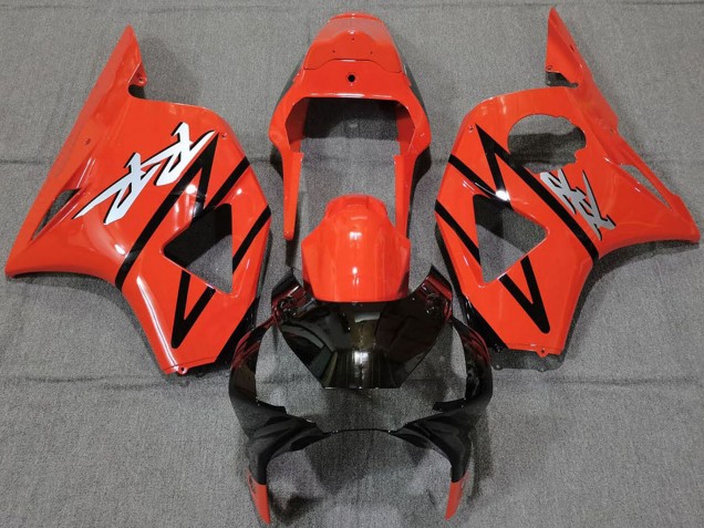 2002-2003 Honda CBR954RR Motorcycle Fairings - Red Glossy Black Stripe UK