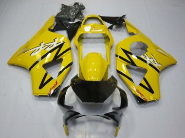 Best 2002-2003 Honda CBR954RR Motorcycle Fairing - Yellow Glossy Black UK