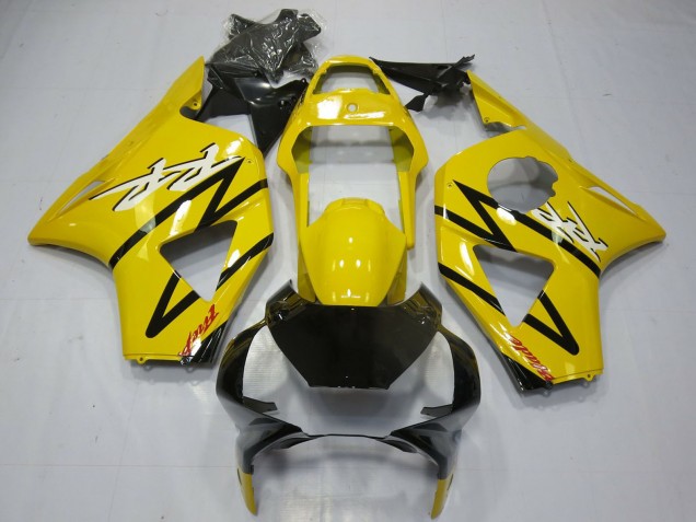 2002-2003 Honda CBR954RR Motorcycle Fairing - Yellow Glossy Black UK
