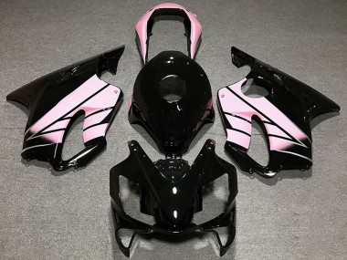 Best 2004-2007 Honda CBR600 F4i Motorcycle Fairings - Pink Glossy Black UK